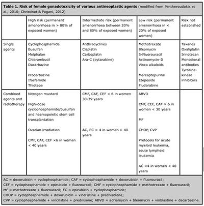 Strategies to preserve the reproductive future of women after cancer